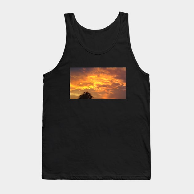 setting sky Tank Top by Darkfang